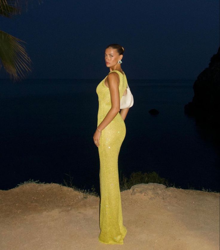 Vestido maxi sin mangas