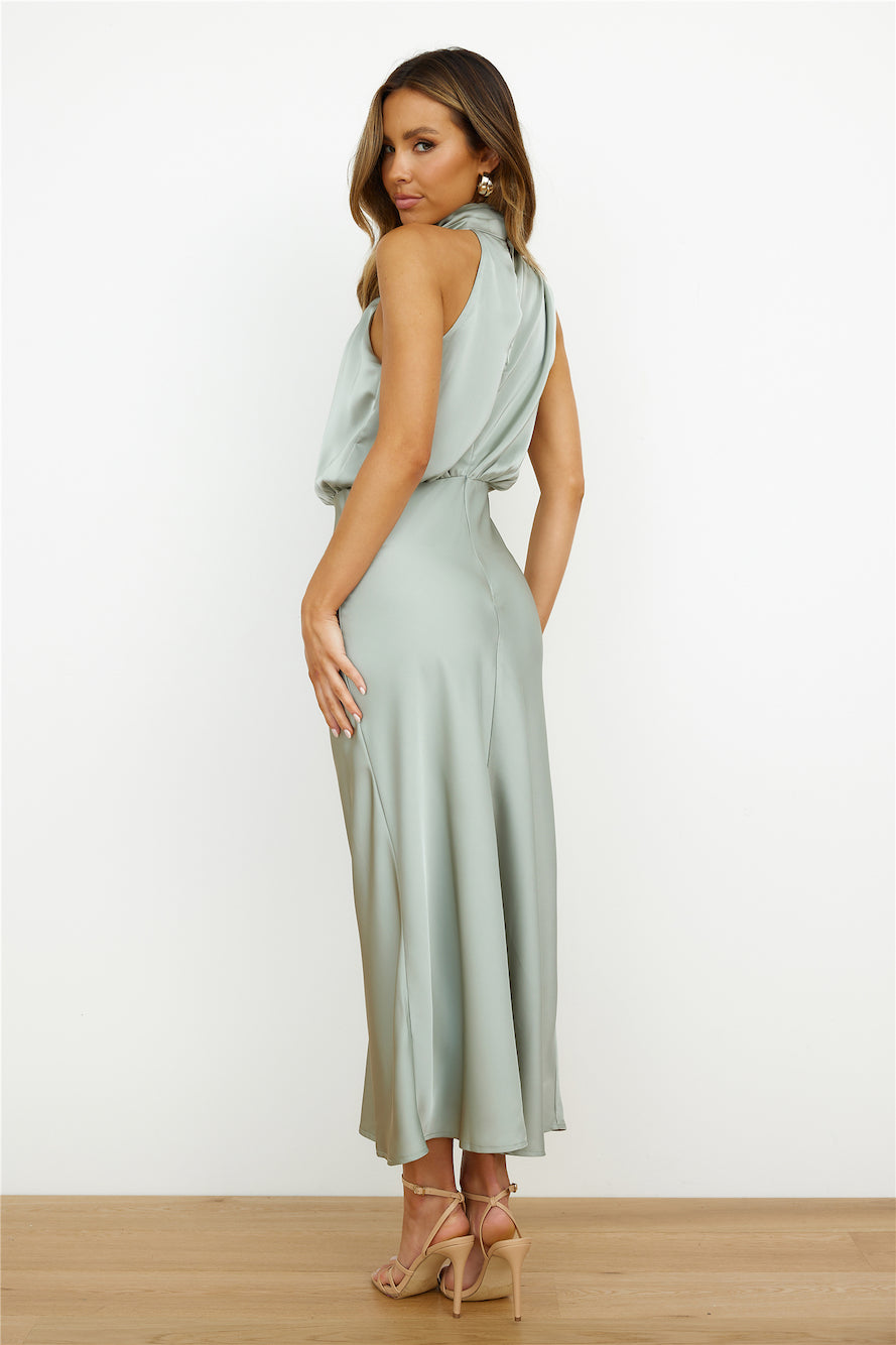 Vestido con escote americano