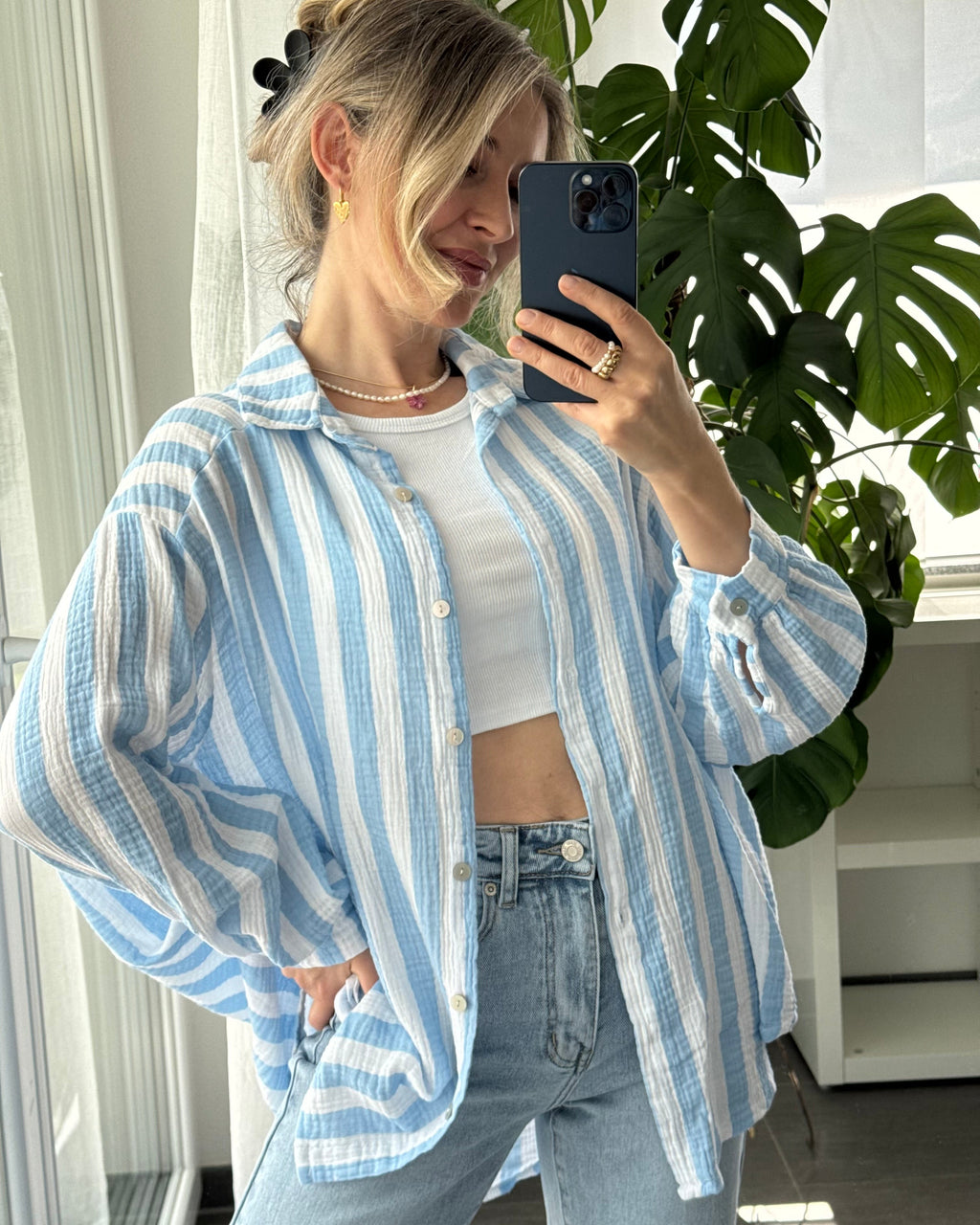 Blusa azul