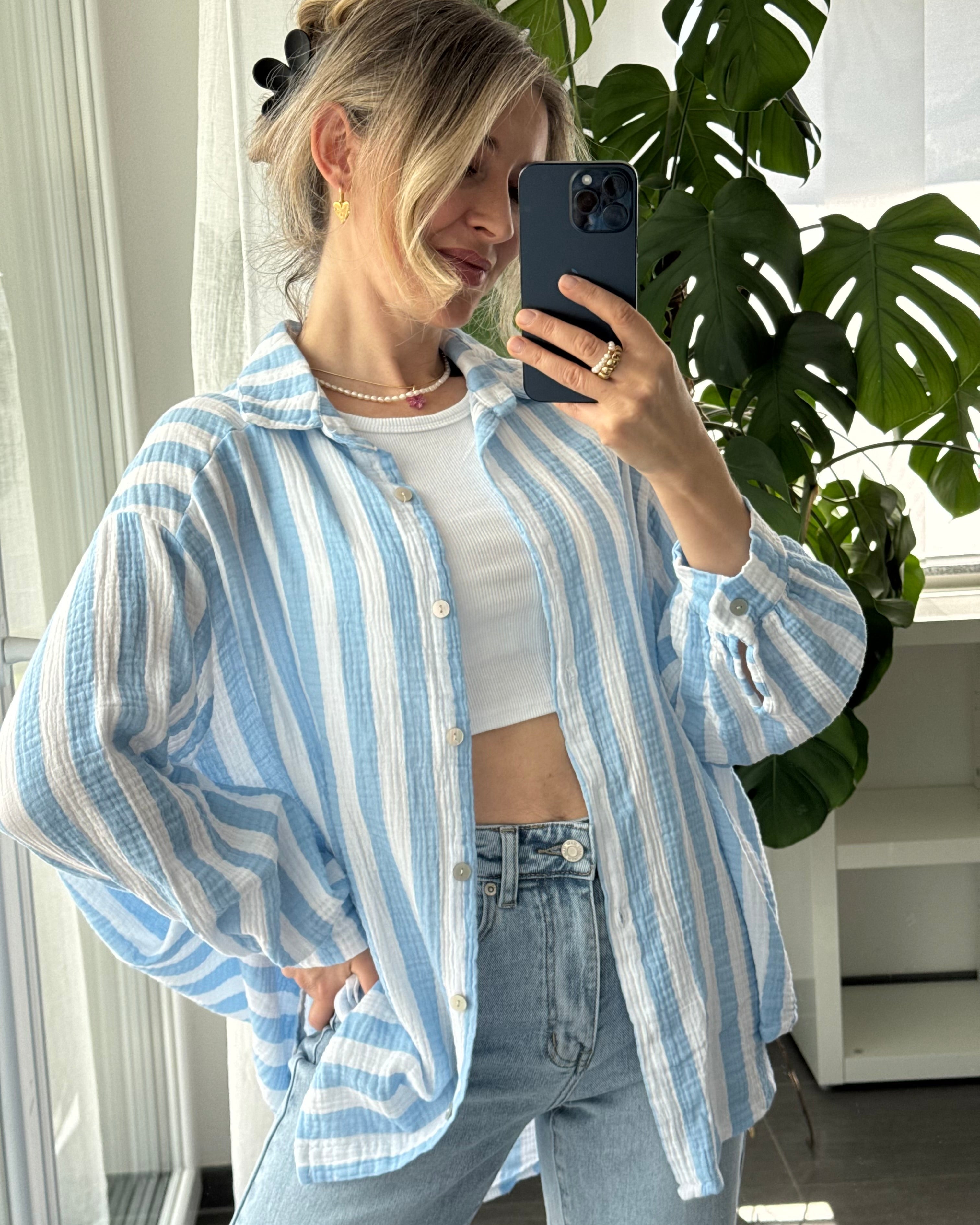 Blusa azul