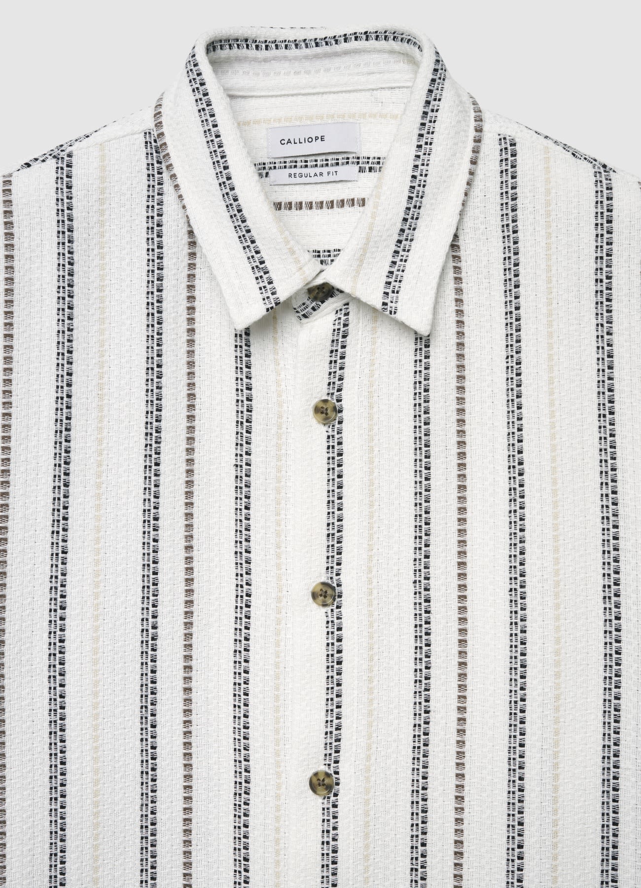 Camisa de rayas jacquard