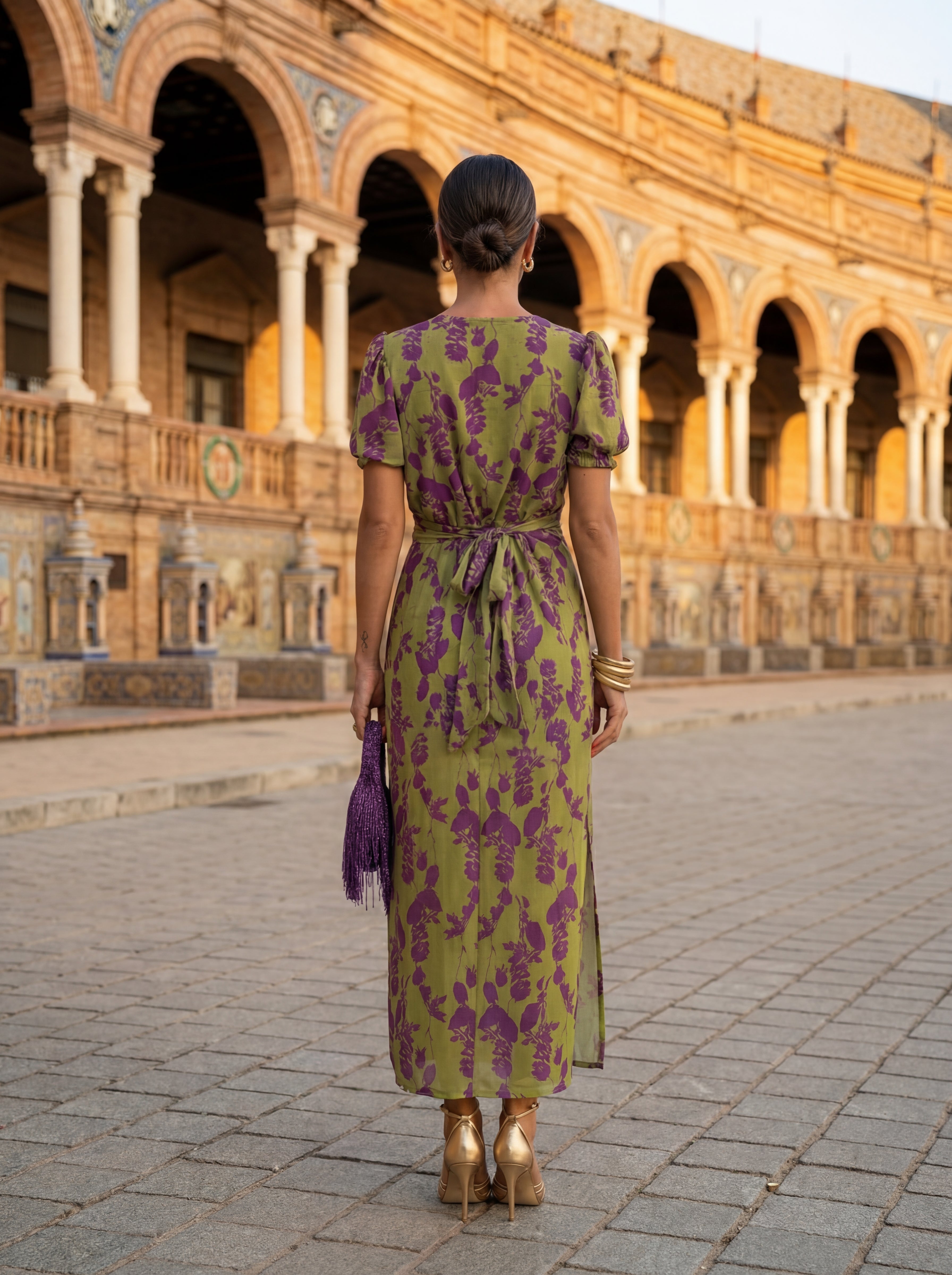 Vestido Maxi Floral con Caída Fluida