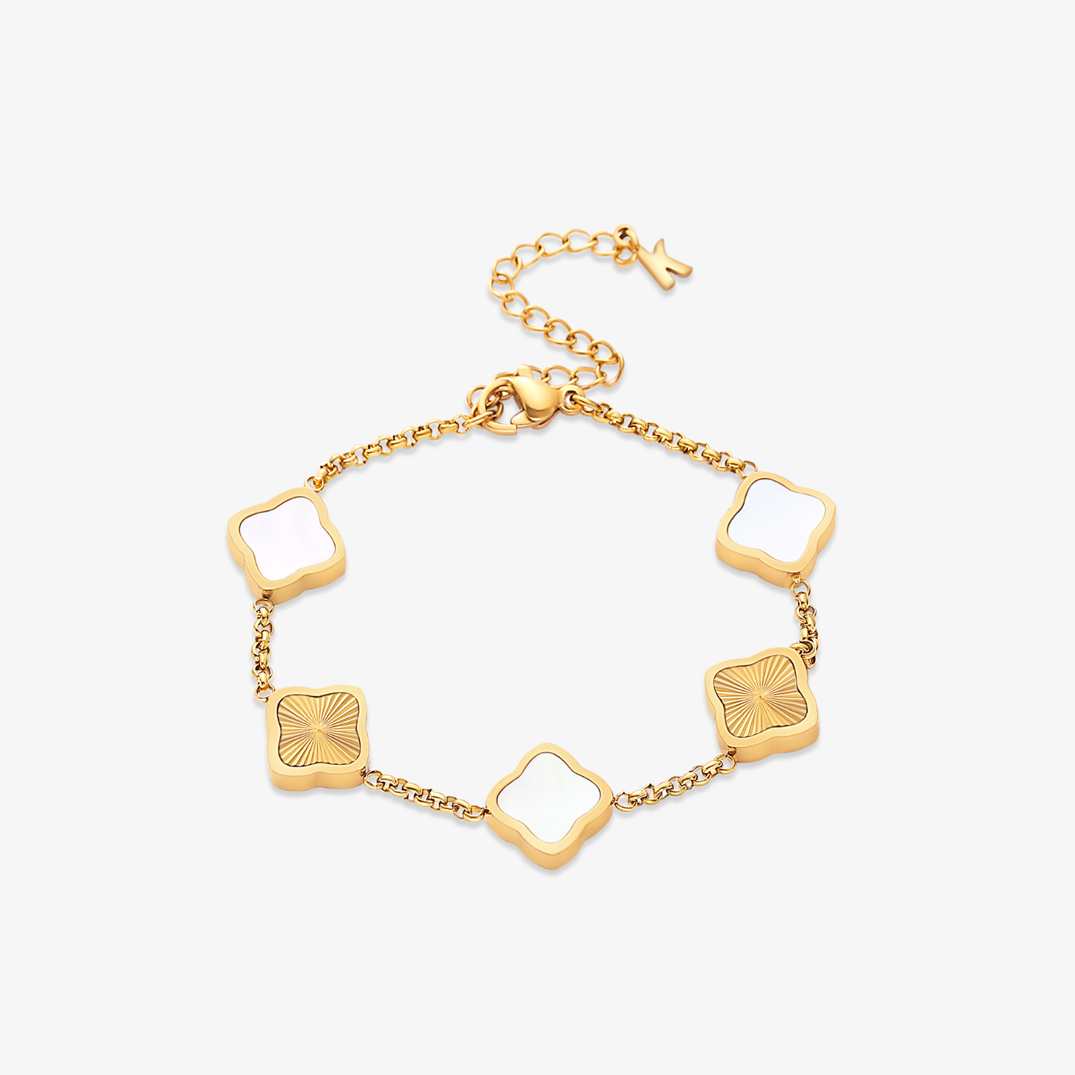 Pulsera trévol estilo Celine