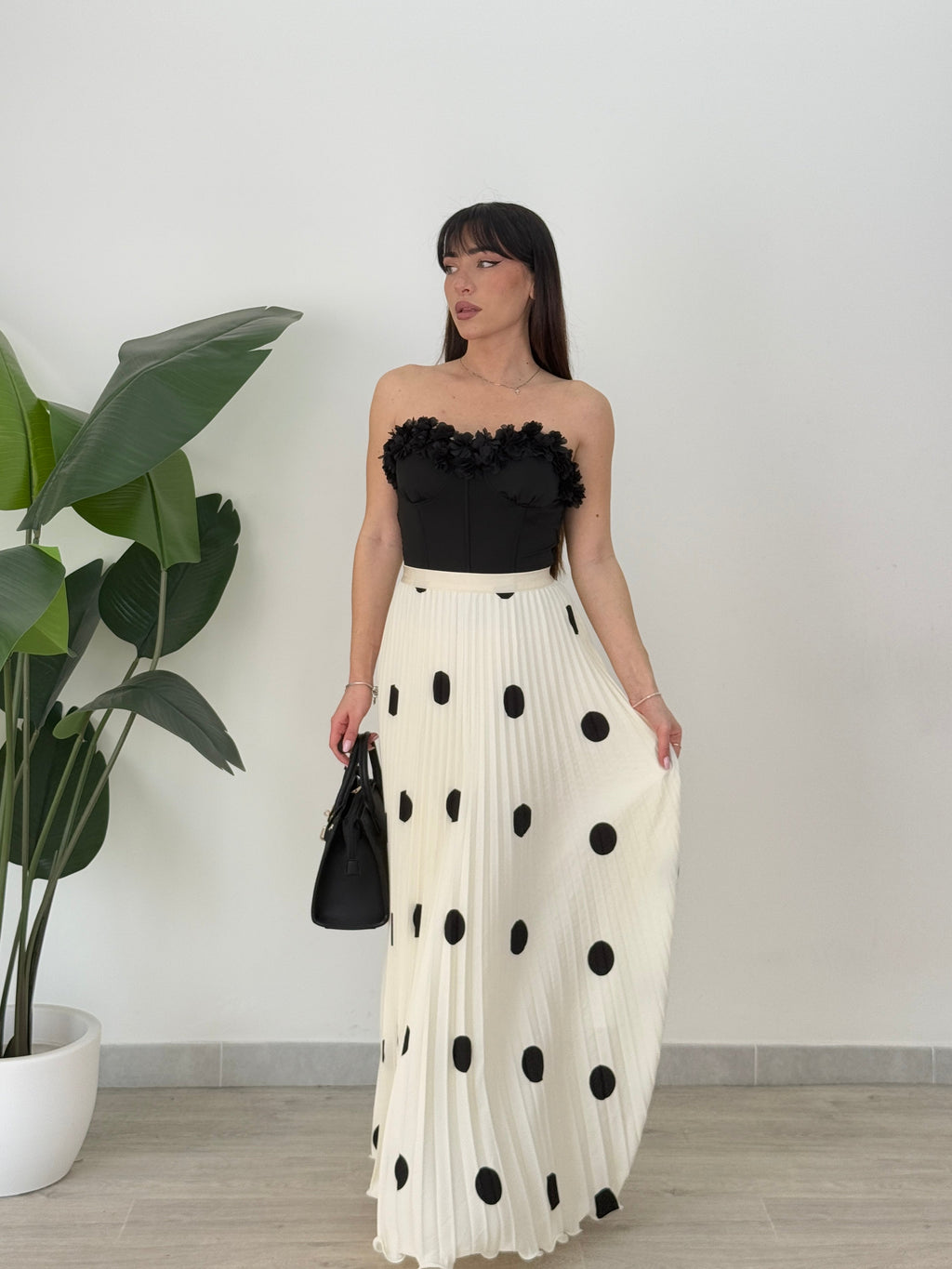 Falda de lunares