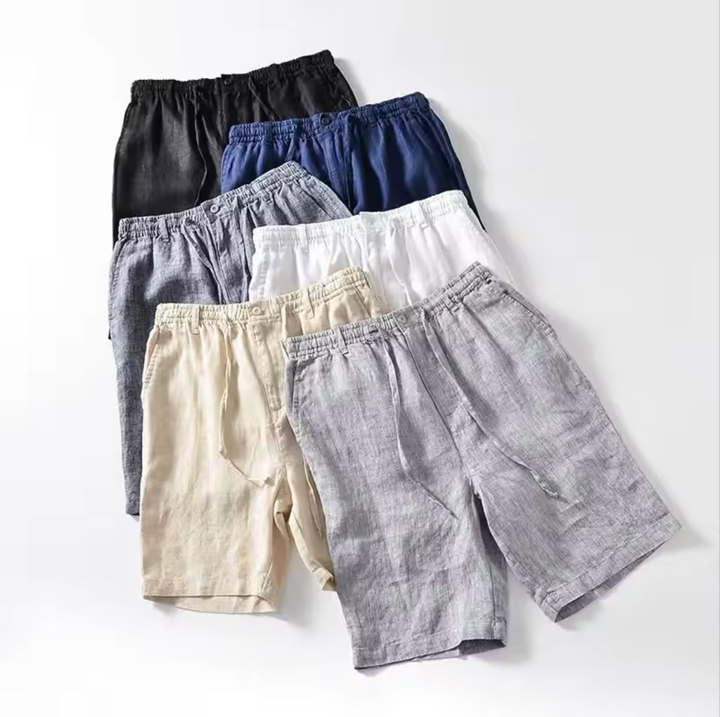 Pantalón corto de lino