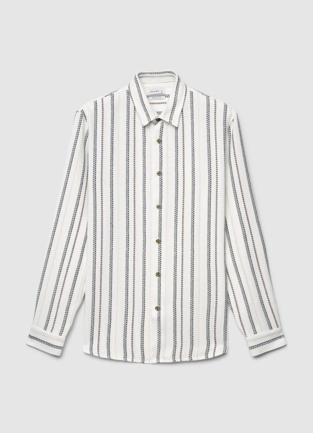 Camisa de rayas jacquard