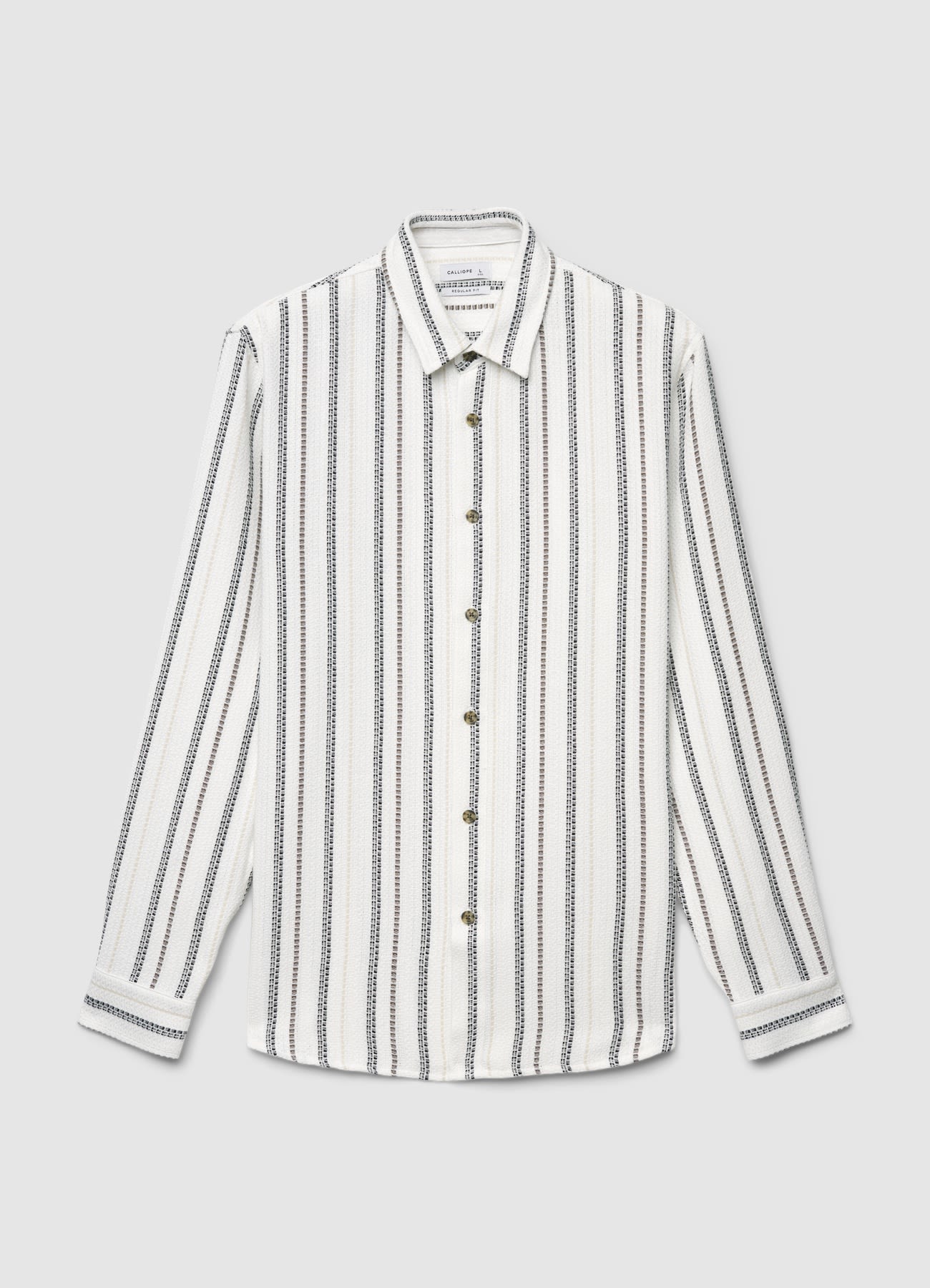 Camisa de rayas jacquard