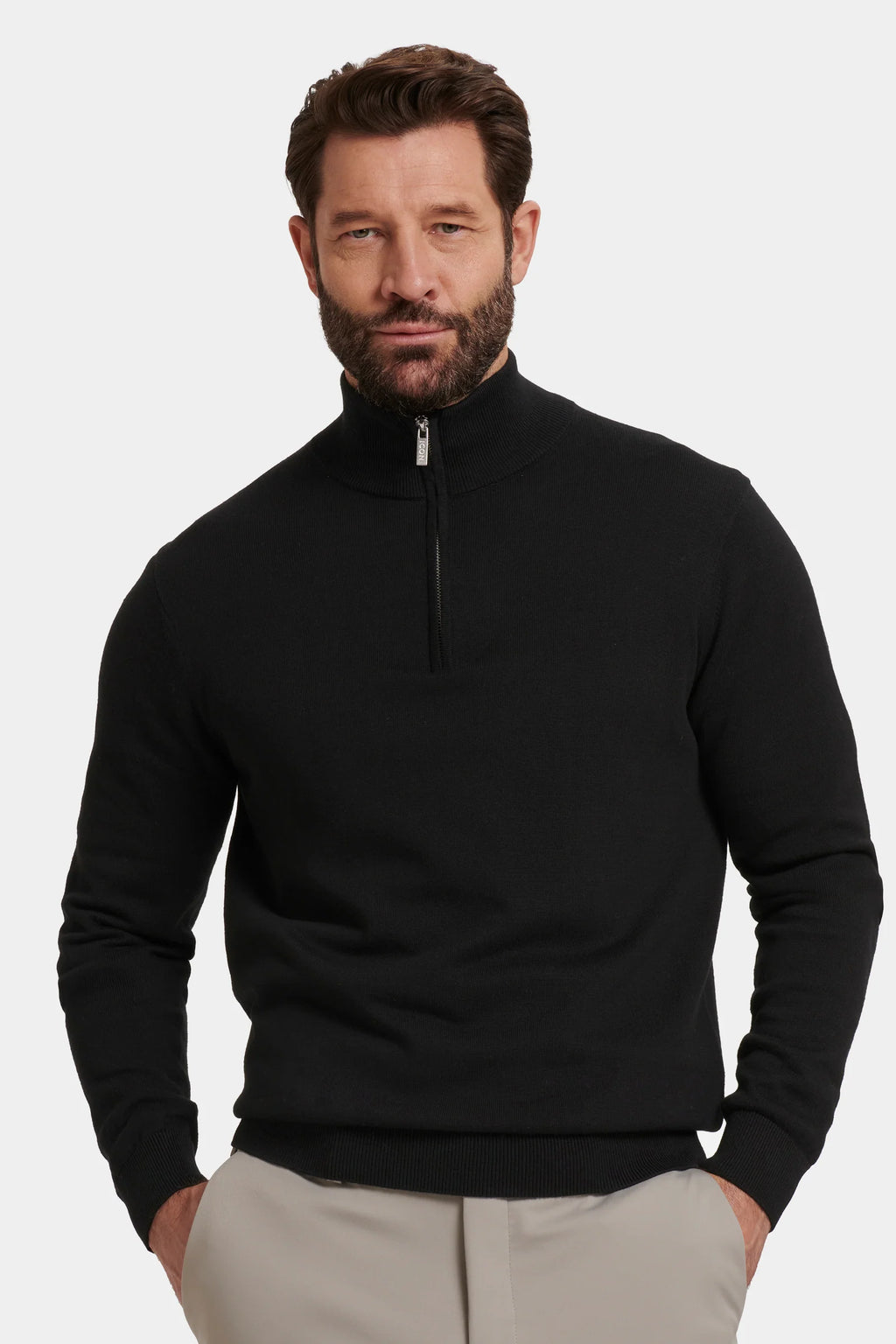 Jersey Cuello Alto con Cremallera