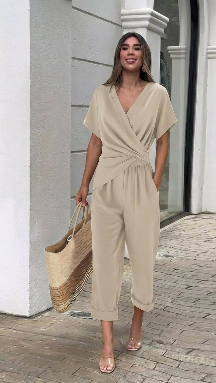 Elegante traje de dos piezas