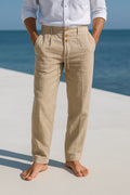 Pantalones ligeros de lino para verano