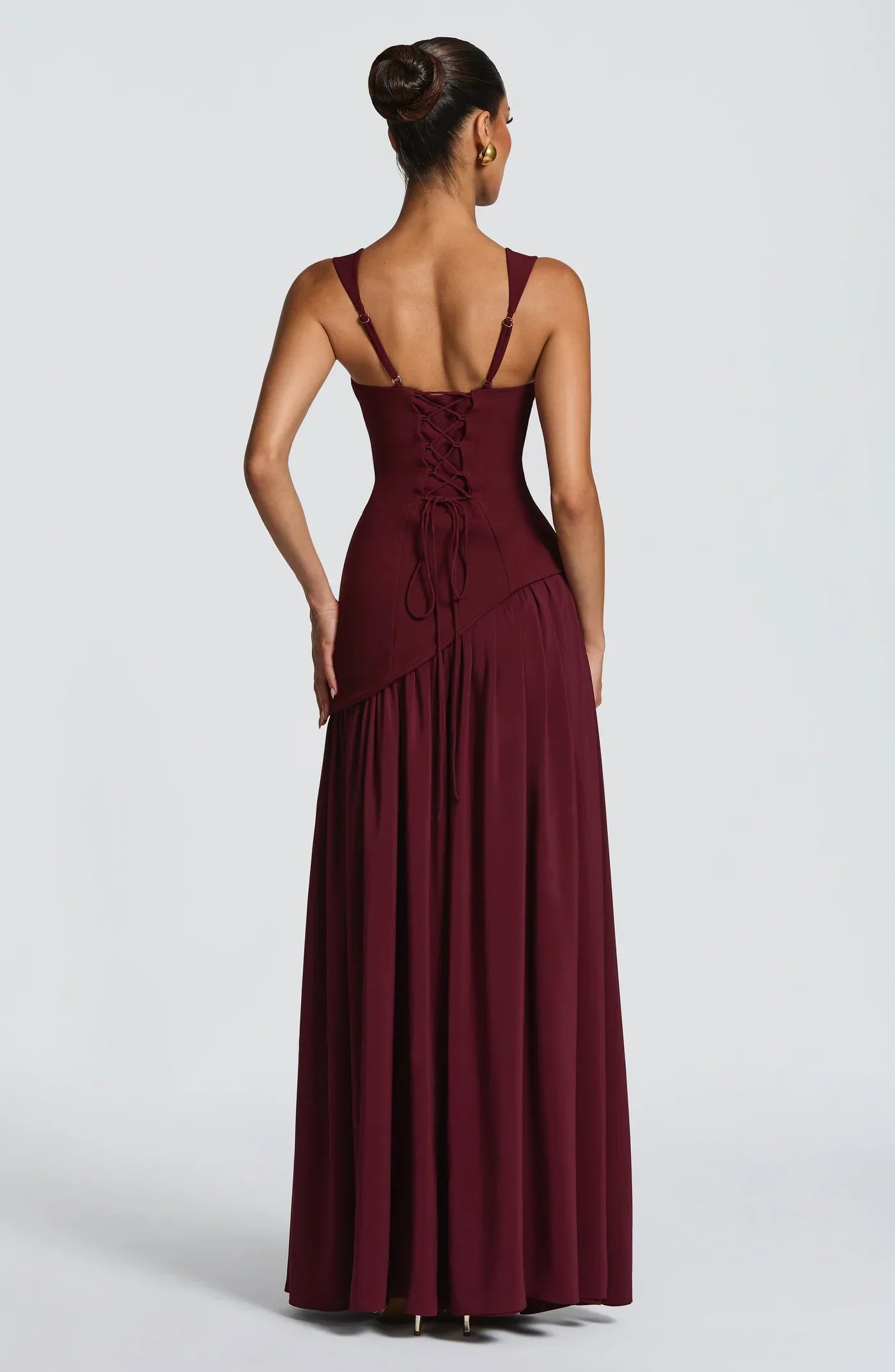 Vestido Largo Lacado abierto