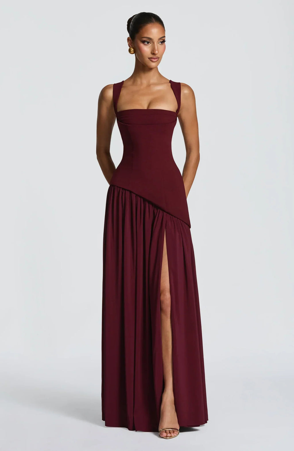 Vestido Largo Lacado abierto